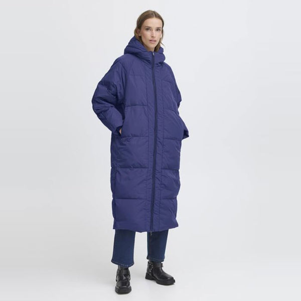 Dauenjacke «Bunala» in patriot blue von ICHI