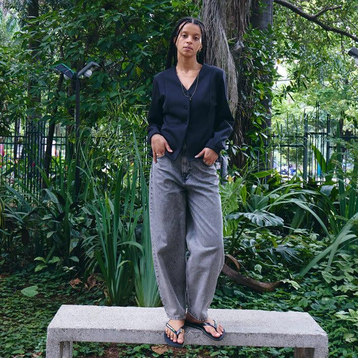 Jeans «Berisel» in grau von ICHI