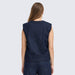 Weste «Hiramo» in denim von ICHI