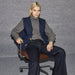 Weste «Hiramo» in denim von ICHI