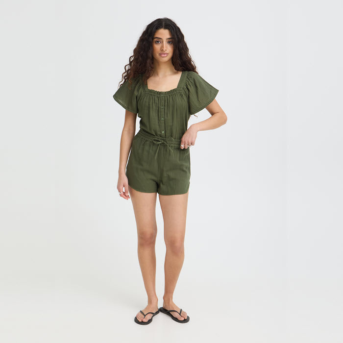 Shorts «Foxa» in grape leaf von ICHI