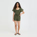 Shorts «Foxa» in grape leaf von ICHI