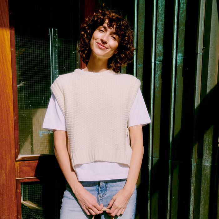 T-Shirt «Trollo» in Optical white von b.young