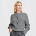 Cardigan «OKSANA» in Mid Grey Melange von B.young