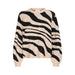 Strickpullover «MINYA» in animal Black Mix von b.young