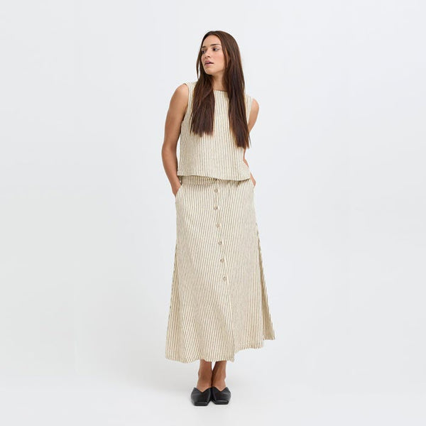 Jupe «FALAKKA» in rainy day stripe von b.young