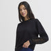 Sweatshirt «Pusti Lace» in schwarz von b.young
