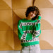 Pulli «Omea Love» in grün von b.young