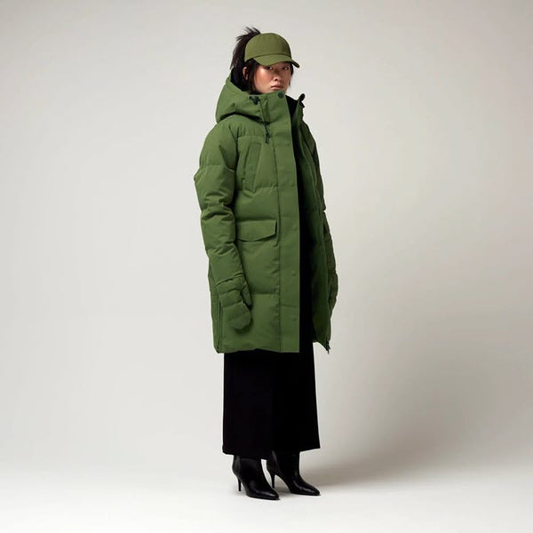Winterjacke «Eye» in bronze green von Gofranck