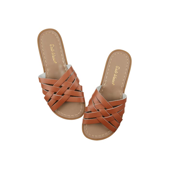 Salt Water Sandalen «RETRO SLIDES» Tan