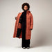 Winterjacke «Tsunami» in apricot von Gofranck