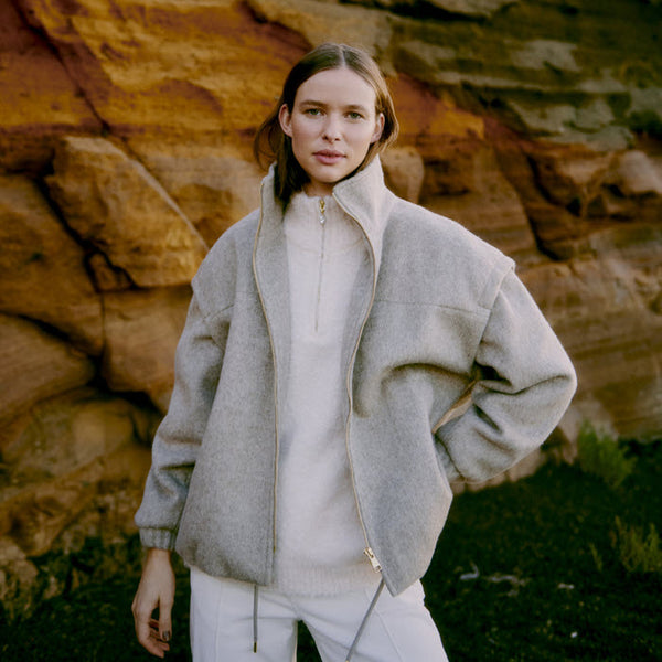 Jacke «BECILA» in String Melange von b.young