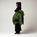 Winterjacke «Eye» in bronze green von Gofranck