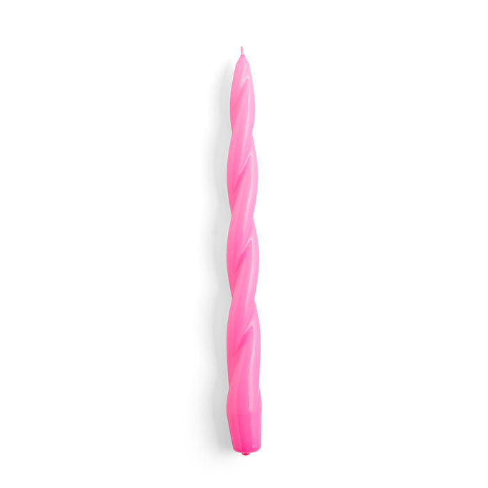 Candle Soft Twist in dark pink von HAY