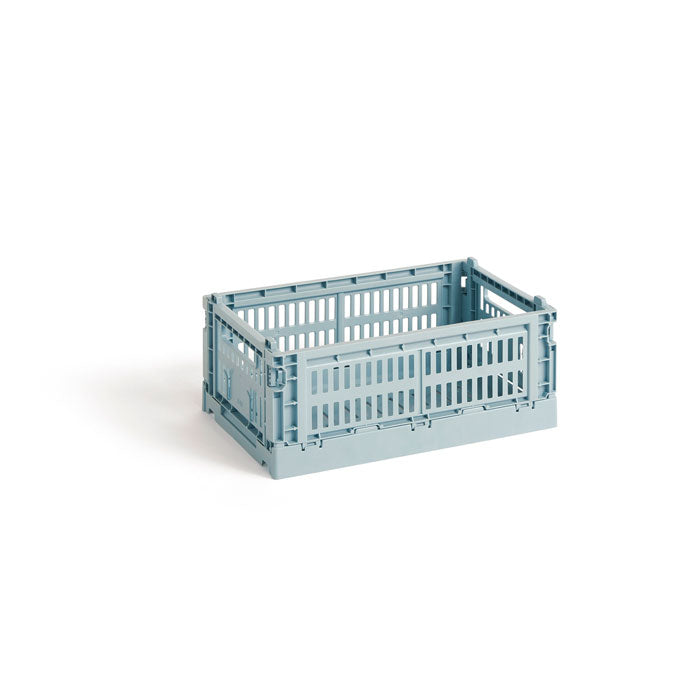 Colour Crate S in dusty blue von Hay