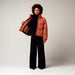 Winterjacke «Agasga» in apricot von Gofranck