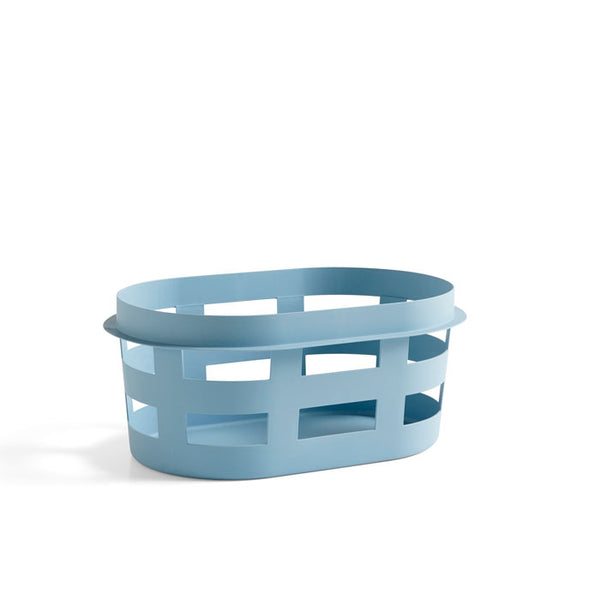 Basket (recycled) small in soft blue von HAY