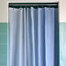 Duschvorhang Aquarelle - Vertical in ice blue von HAY