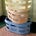 Basket (recycled) small in soft blue von HAY