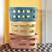Basket (recycled) small in soft blue von HAY