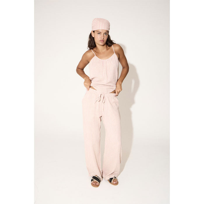 Beach Hose «Foxa in light lilac stripe von ICHI