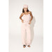 Beach Hose «Foxa in light lilac stripe von ICHI