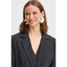 Belt-Blazer «Danta» in black melange (dunkelgrau) von B.young