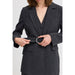 Belt-Blazer «Danta» in black melange (dunkelgrau) von B.young