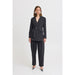 Belt-Blazer «Danta» in black melange (dunkelgrau) von B.young