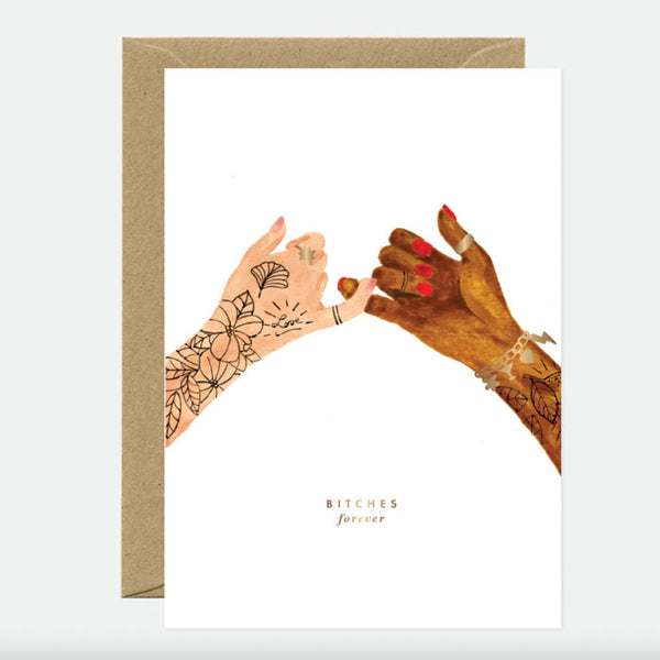 Karte «Bitches forever» von All the ways to say