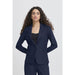 Blazer «Kate denim» in dunkelblau von ICHI
