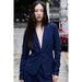 Blazer «Kate denim» in dunkelblau von ICHI