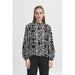 Bluse «Gocina» in schwarz/weiss von ICHI