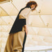 Bluse «Idde» in humus mix von b.young
