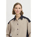 Bluse «Idde» in humus mix von b.young