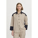 Bluse «Idde» in humus mix von b.young