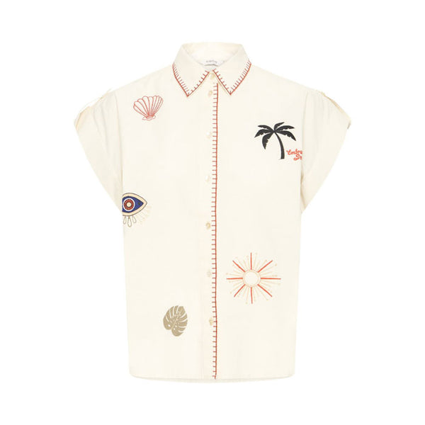 Bluse «Jessel» in eierschale von b.young