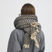 Schal «WETALLIC» in Black Mix von b.young