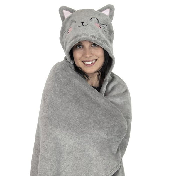 Decke mit Kapuze - Cosy Hugs «Kitty» von Legami