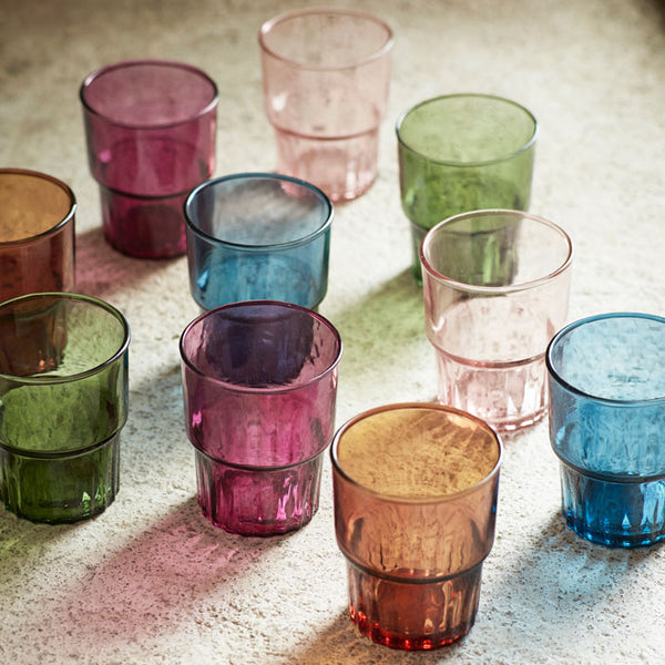 Drinking glass in 5 verschiedenen Farben von Madam Stoltz