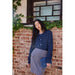 Cardigan «Belablue» in dunkelblau von ICHI