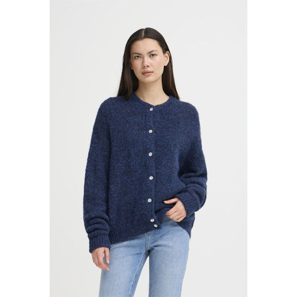 Cardigan «Belablue» in dunkelblau von ICHI
