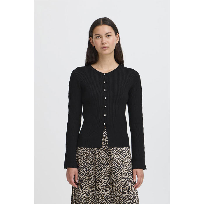 Cardigan «Dollis» in schwarz von ICHI