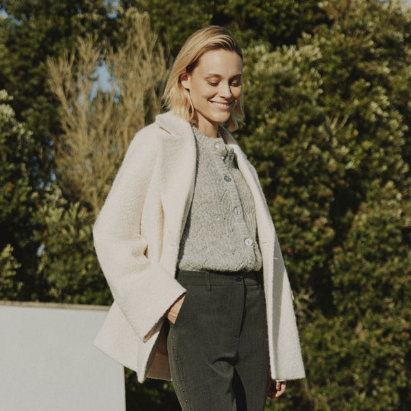 Cardigan «Millers» in grau von b.young