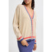 Cardigan «Morla» in Humus Mix von b.young