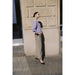 Cardigan «Omea Frill» in lila von b.young