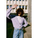 Cardigan «Omea Frill» in lila von b.young