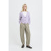 Cardigan «Omea Frill» in lila von b.young