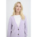 Cardigan «Omea Frill» in lila von b.young