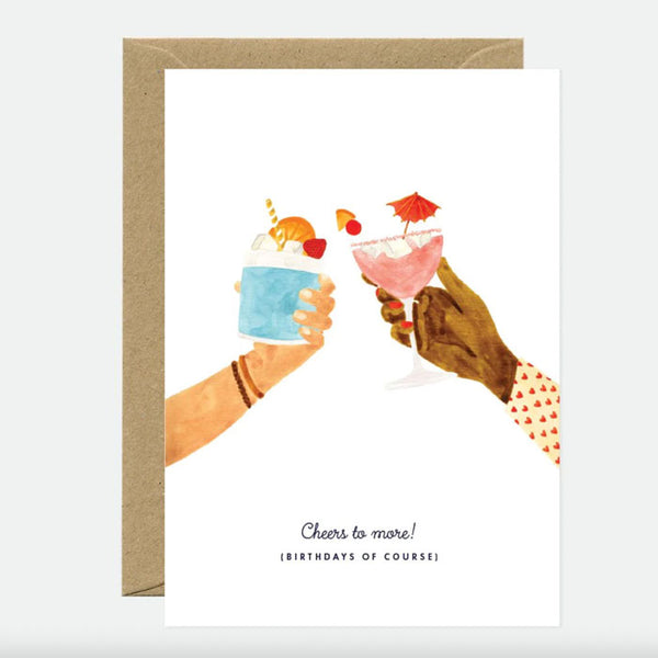 Karte «Cheers to more!» von All the ways to say